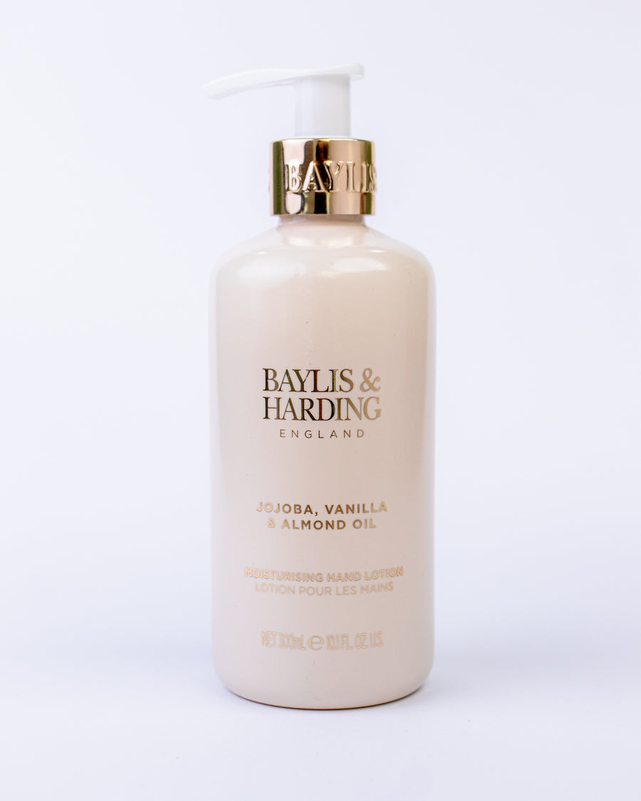 BAYLISS & HARDING JOJOBA,VANILLA & ALMOND OIL  MOISTURISING HAND LOTION 300 ML