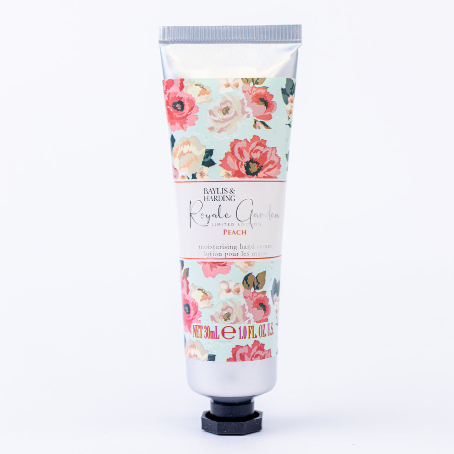 BAYLISS & HARDING ROYALE GARDEN HAND CREAM-PEACH- 30 ML