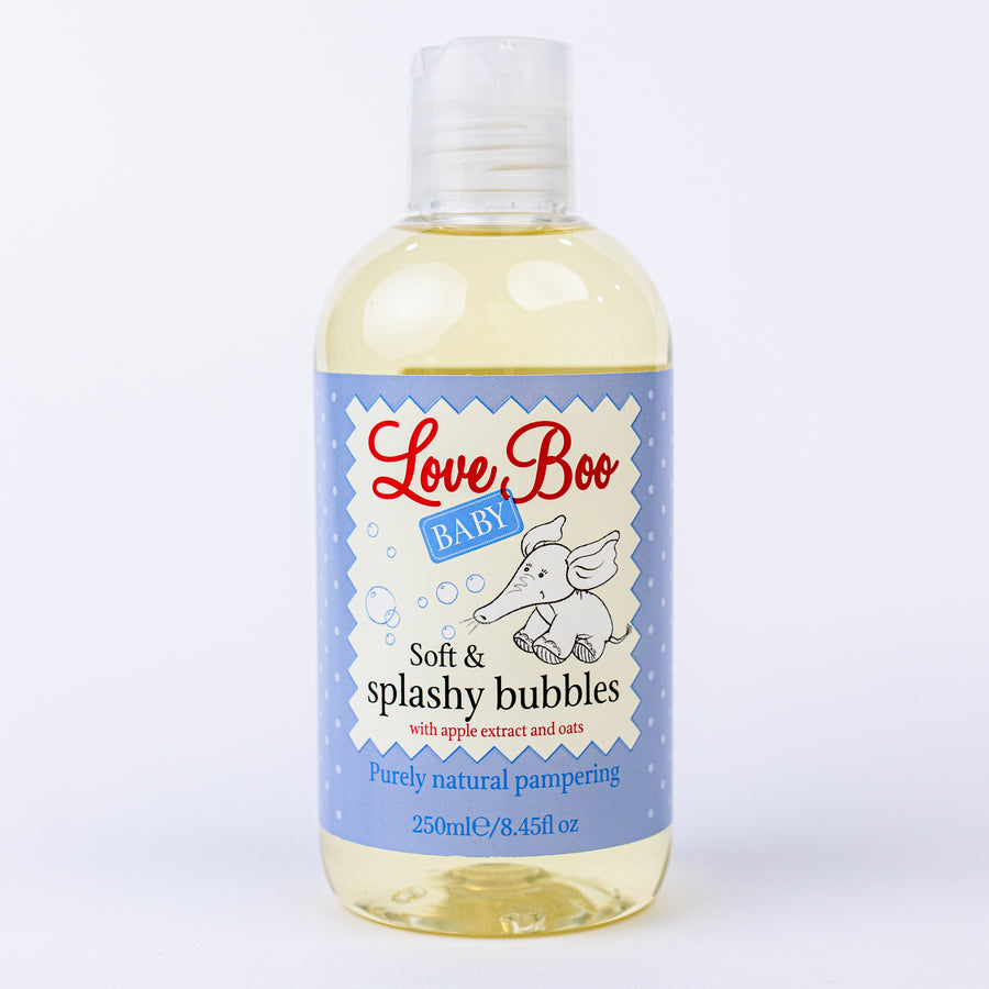 LOVE BOO-BABY SOFT & SPLASHU BUBBLES WITH APPLE EXTRACT AND OATS 250 ML