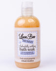 LOVE BOO-MUMMY SPLENDINDLY SOOTHING BATH SOAK WITH ROSE GERANIUM OIL,WHITE WTER LILY & MALLOW-250 ML
